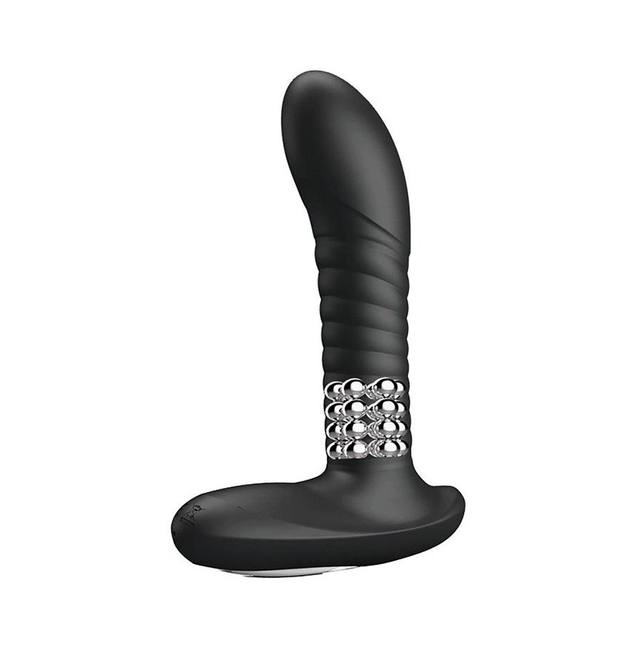Anal Masager with Rolling Beads Black